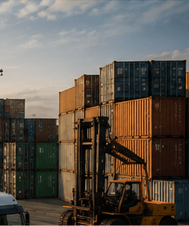 Container handling and intelligent logistics operations